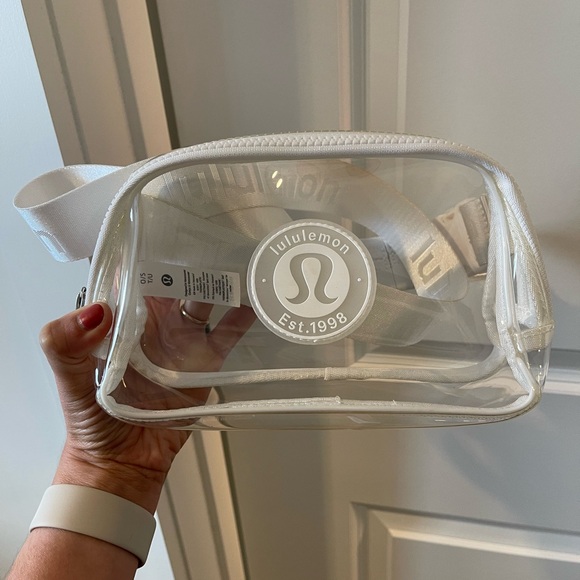 Lululemon Clear/White Stadium Belt Bag - Picture 1 of 2
